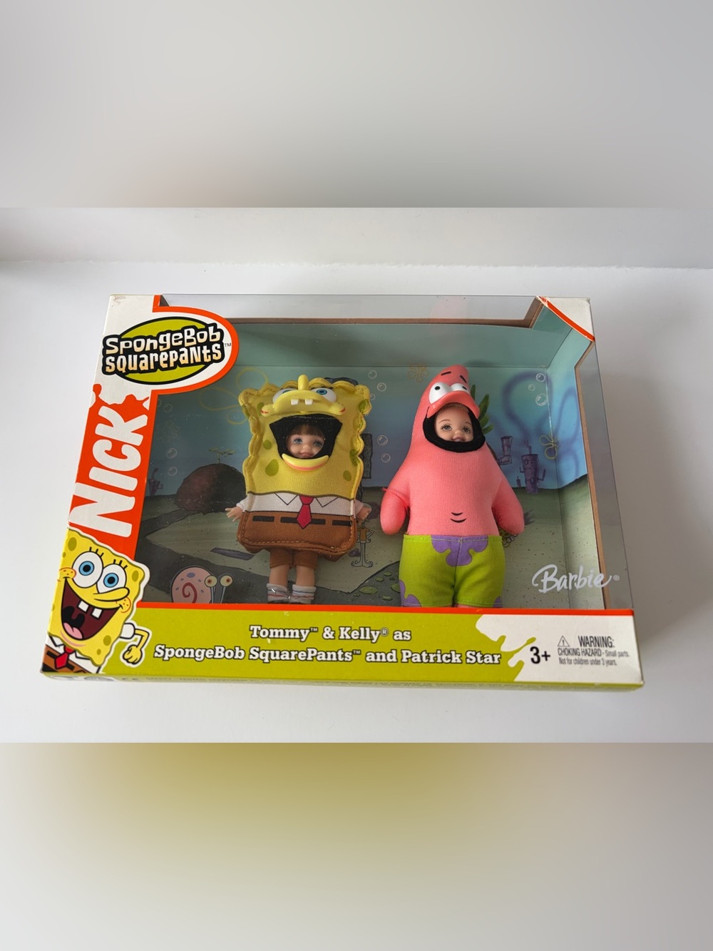 2004 Barbie Tommy & Kelly as SpongeBob SquarePants and Patrick Star - Picture 9 of 9